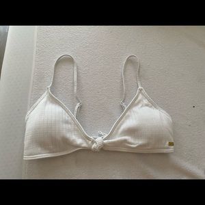 Roxy white bikini top